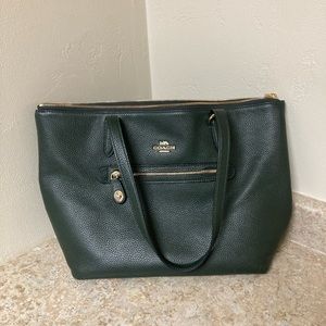Coach Purse - Hunter Green